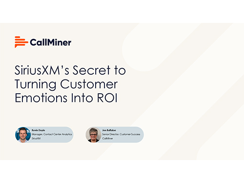 SiriusXM's Secret to Turning Customer Emotions Into ROI