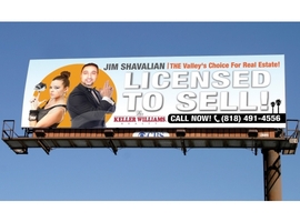 Licensed To Sell Real Estate Billboard - Swipe File