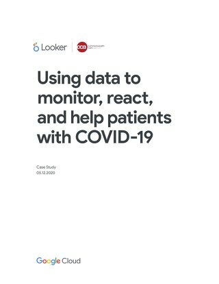 Commonwealth Care Alliance: Using data to monitor, react, and help patients with COVID-19