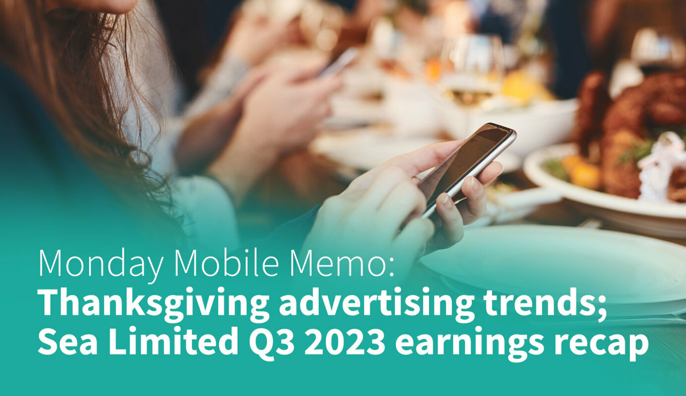 MMM: Thanksgiving Advertising Trends; Sea Limited Q3 2023 Earnings Recap