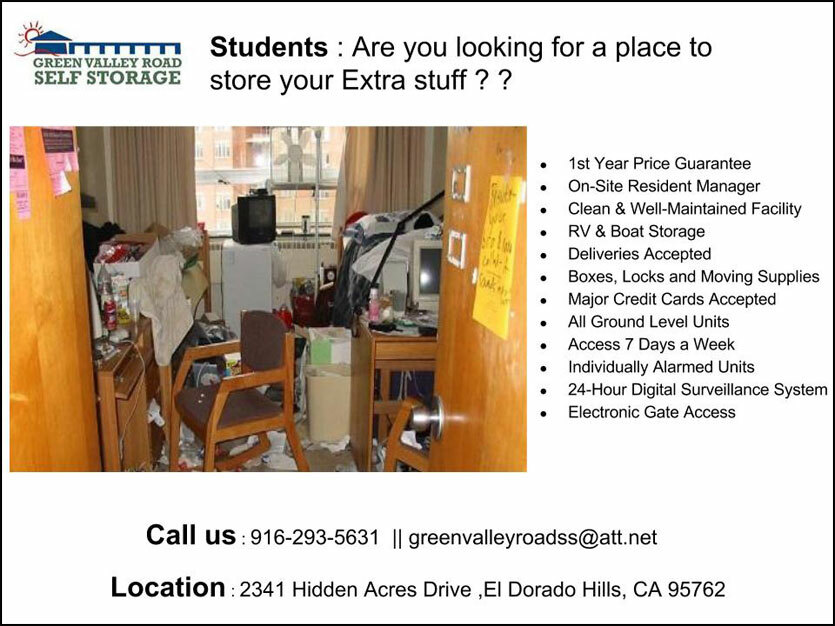 Self-Storage One Pager Flyer - Swipe File