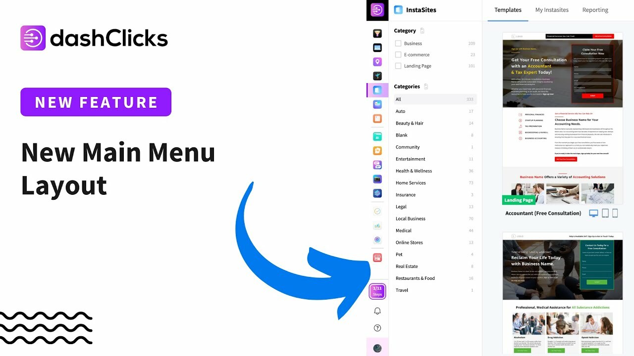 New Main Menu Layout 🎉