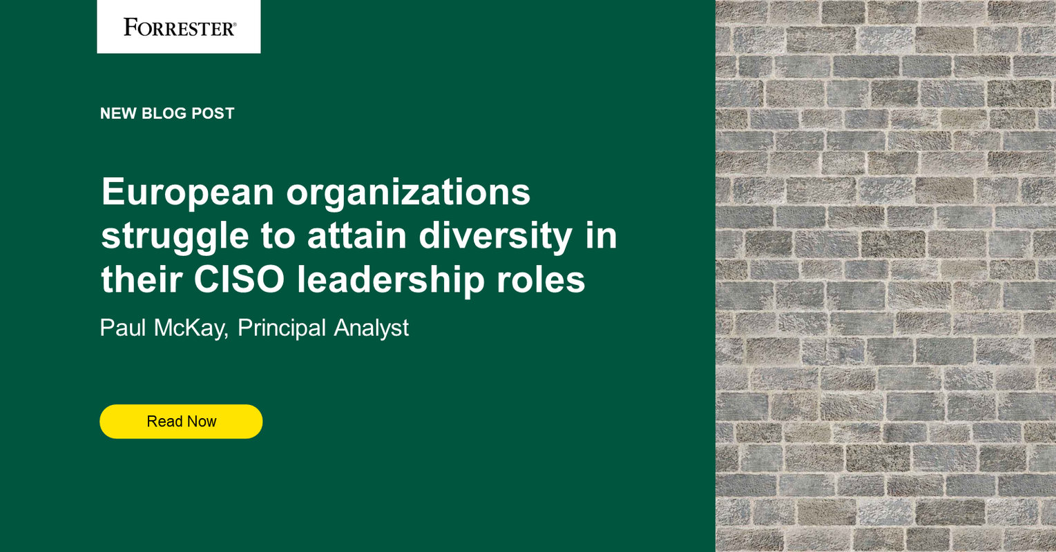 European Organizations Struggle To Attain Diversity In Their CISO Leadership Roles
