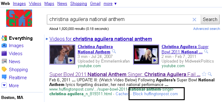 Google Personal Blocklist Helps Users Defeat Spammy Link Farms