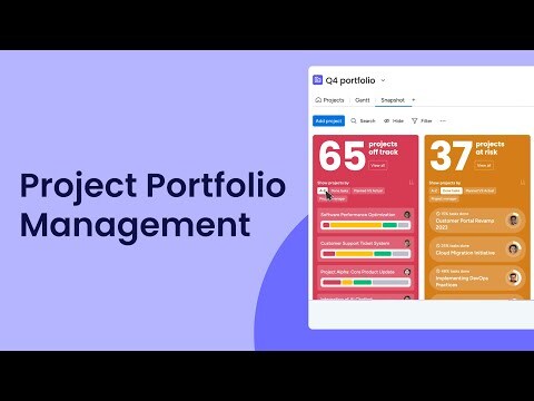 Project Portfolio Management | monday.com tutorials