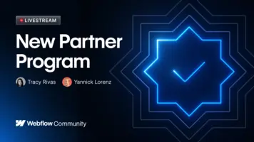 Webflow's new partner program