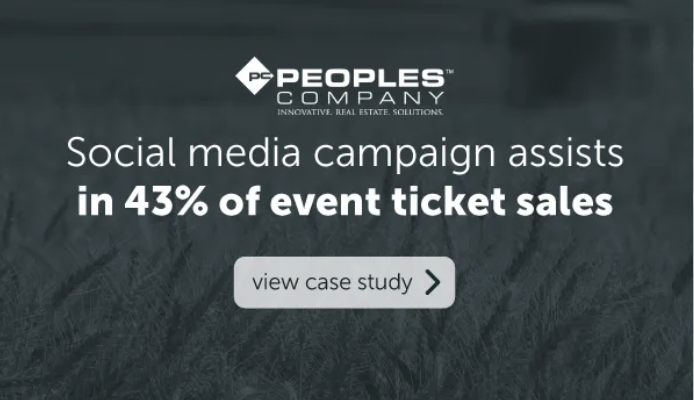 Ag Real Estate Conference - Driving Event Ticket Sales With Social Media
