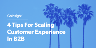 4 Tips For Scaling Customer Experience In B2B | Customer Success and Product Experience Software | Gainsight
