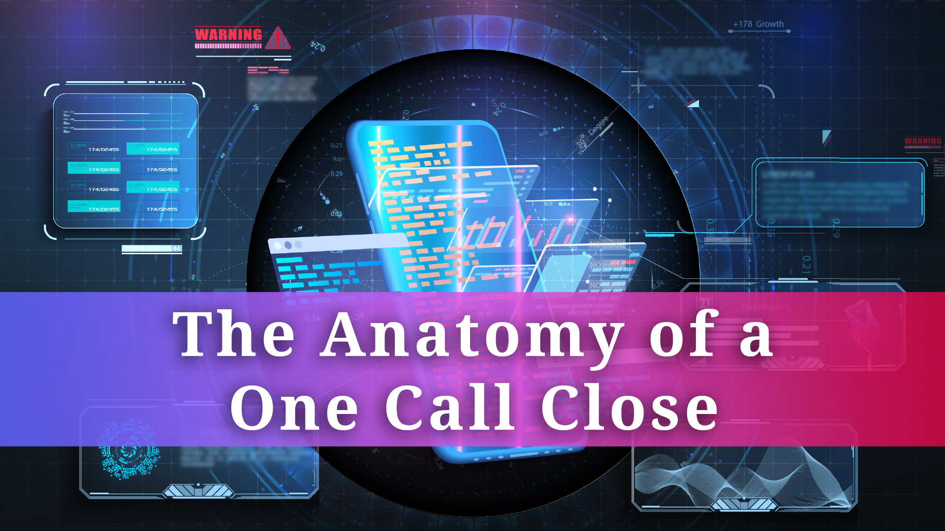 The Anatomy of a One Call Close