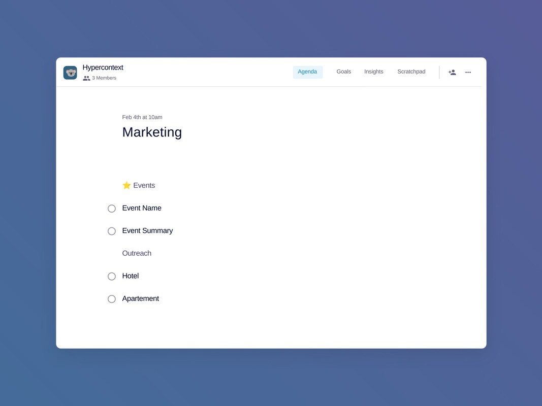 Marketing template (4 topics and ideas) | Spinach