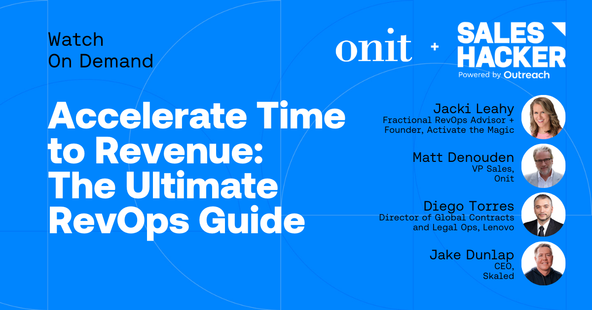 Accelerate Time to Revenue: the Ultimate RevOps Guide - GTMnow