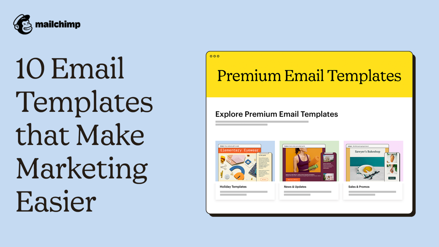 10 Email Templates that Make Marketing Easier