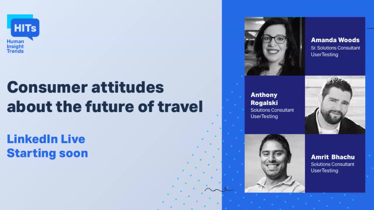 UserTesting on LinkedIn: Consumer attitudes about the future of travel | 27 comments