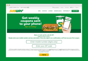 16 Restaurant Websites Using SMS Marketing