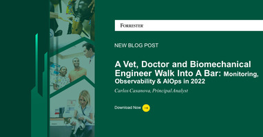 A Vet, Doctor, And Biomechanical Engineer Walk Into A Bar: Monitoring, Observability, And AIOps In 2022