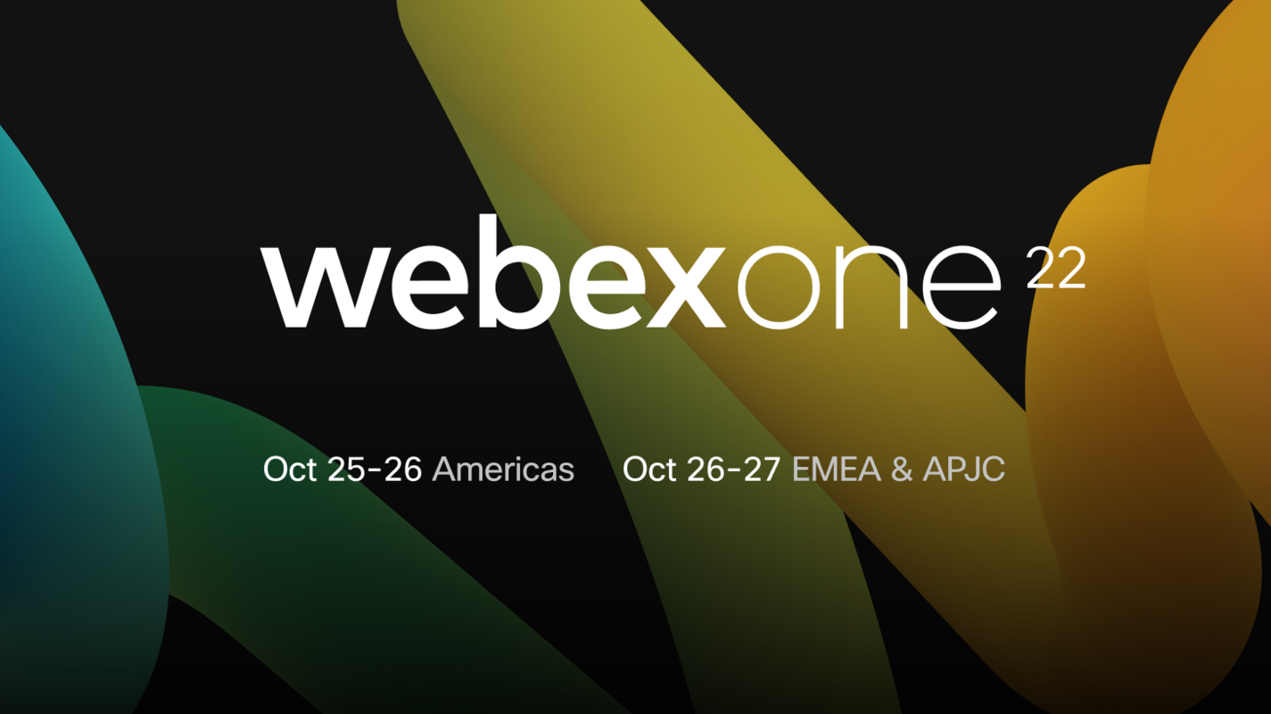 Join Webex Events at the collaboration event of the year!