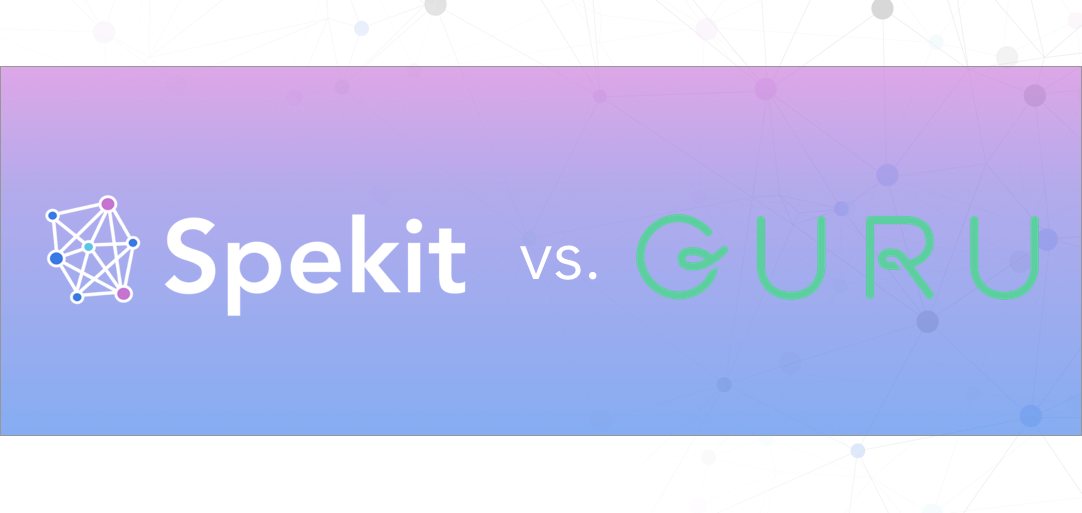 Guru Knowledge Base and Management Software vs. Spekit's Platform