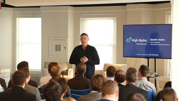 Speaker Series with Scott Maxwell, Founder and Managing Partner at OpenView Venture Partners