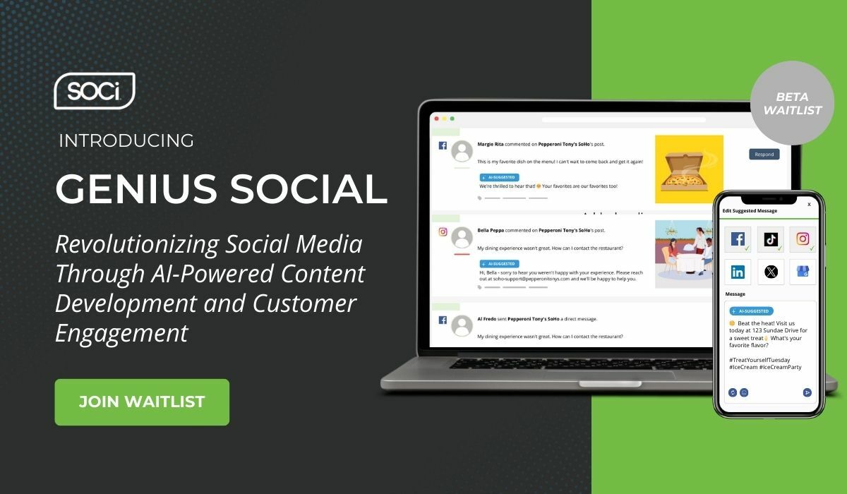 SOCi's Genius Social Revolutionizes Social Media Through AI-Powered Content Development and Customer Engagement