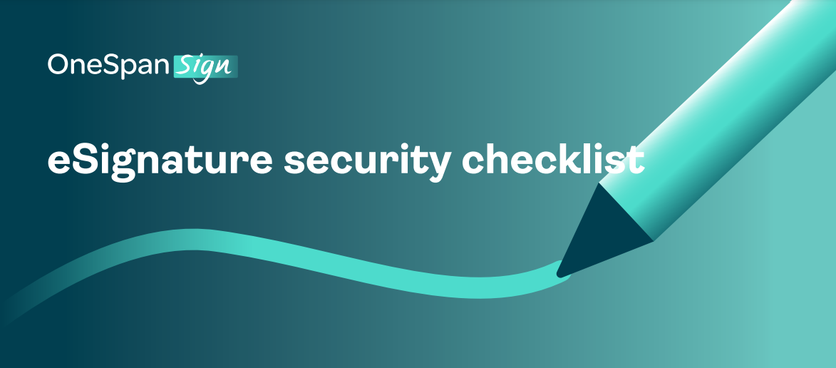 eSignature security checklist