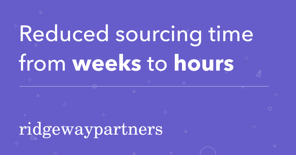 Candidate Sourcing: From Weeks to Hours