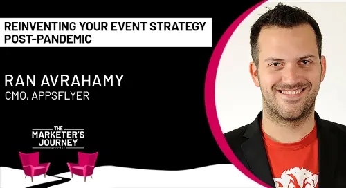 Reinventing Your Event Strategy Post Pandemic w/ Ran Avrahamy, CMO at AppsFlyer [Podcast]