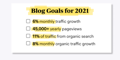 4 Realistic Traffic Goals for Small(ish) Blogs