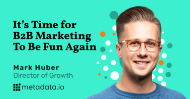 Mark Huber: Why I Joined Metadata