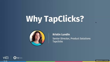 Vici x TapClicks Webinar