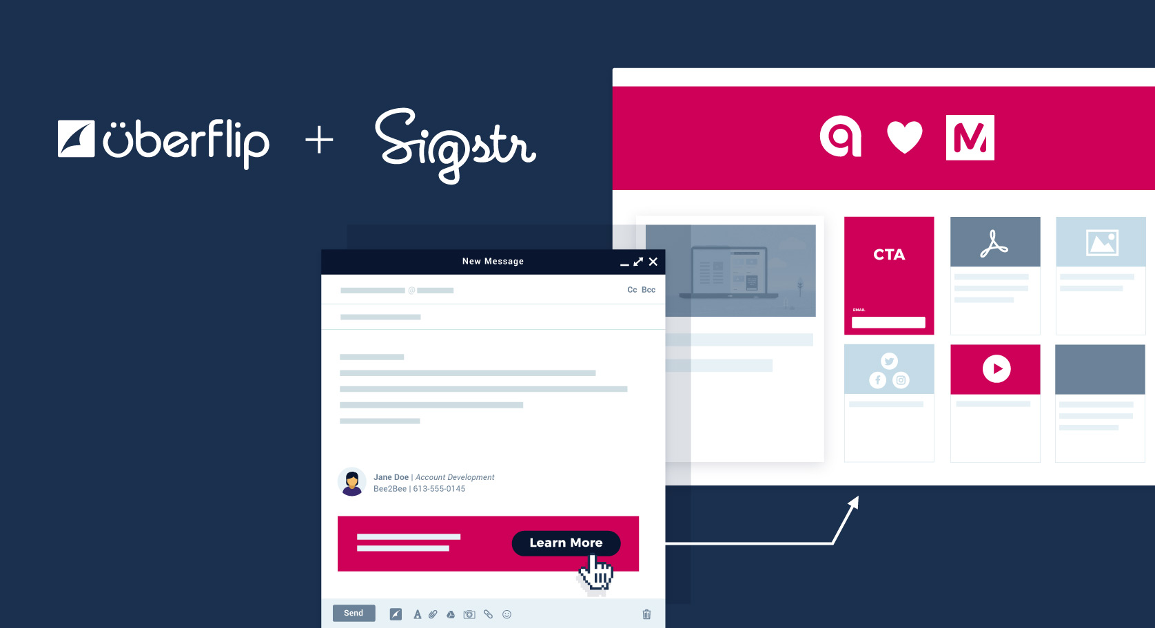 Uberflip and Sigstr Integrate To Bring Personalized Content Into Every Employee Email