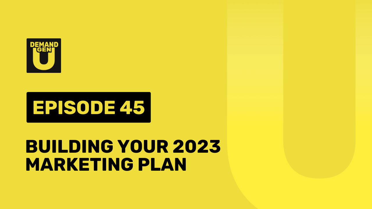 Building Your 2023 Marketing Plan