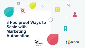 6 Tips for Scaling with Marketing Automation