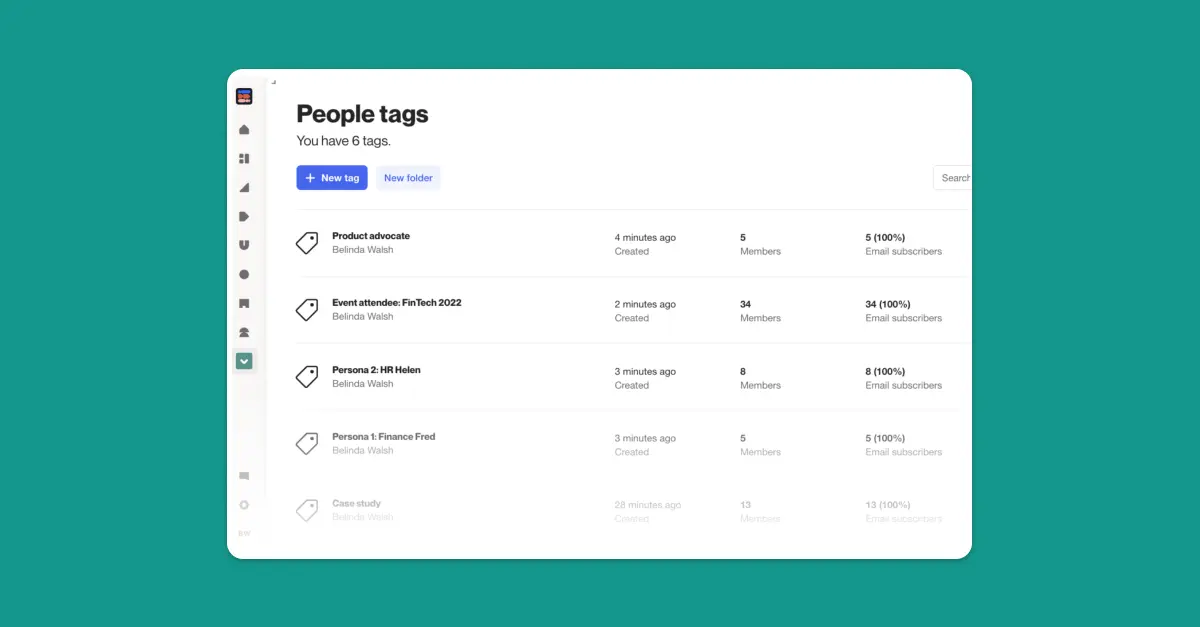 10 ways to use Ortto's tagging feature to improve your workflow