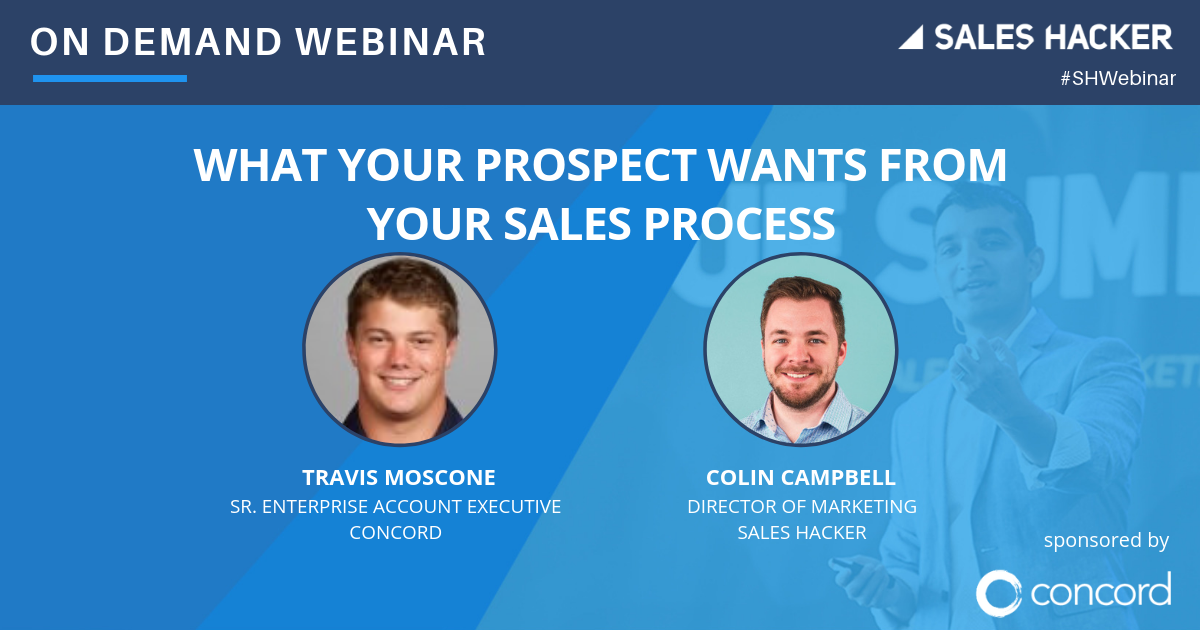 What Your Prospect Wants from Your Sales Process