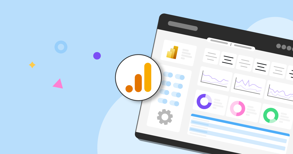 Google Analytics 4 to Power BI: 2 simple ways to export your website data (free template included)