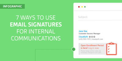 7 Ways to Use Email Signatures for Internal Communication Plan