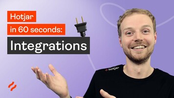 Hotjar in 60 Seconds: Integrate with your favorite tools!