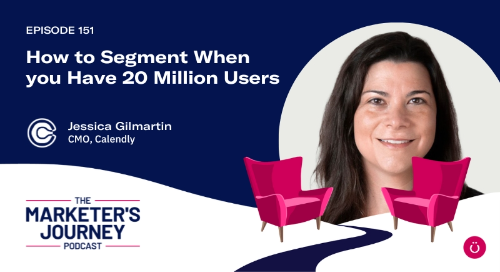 How to segment when you have 20 million users with Jessica Gilmartin, CMO of Calendly  [Podcast]