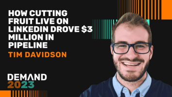 How cutting fruit live on LinkedIn drove $3 Million in pipeline