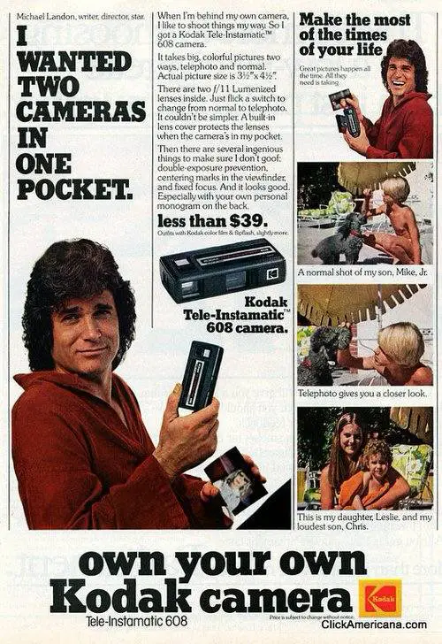 Vintage Kodak camera Ad headline sparks curiosity - Swipe File