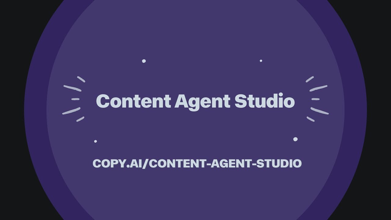 Content Agent Studio - The Demo