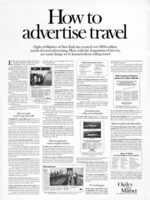 How to advertise travel advertorial - Swipe File