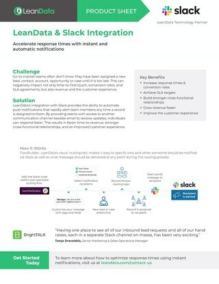 Slack Integration Datasheet