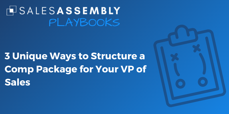 3 Unique Ways to Structure a Comp Package for Your VP of Sales