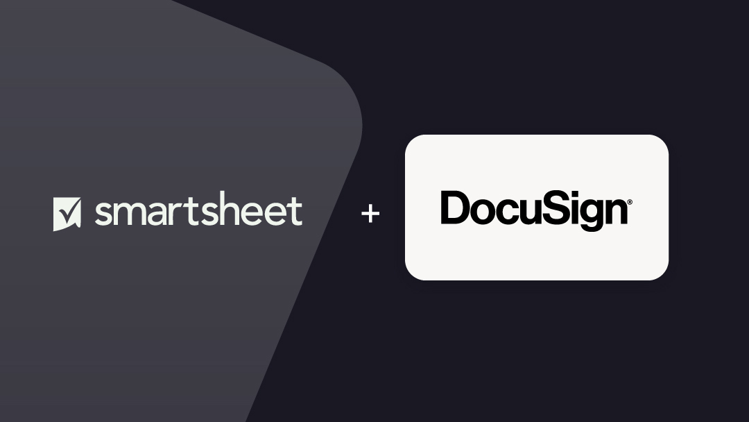 Streamline document workflows right from Smartsheet with the new DocuSign integration