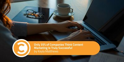 Only 35% of Companies Think Content Marketing Is Truly Successful