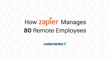 How Zapier Remotely Manages a Team of 80 Employees 