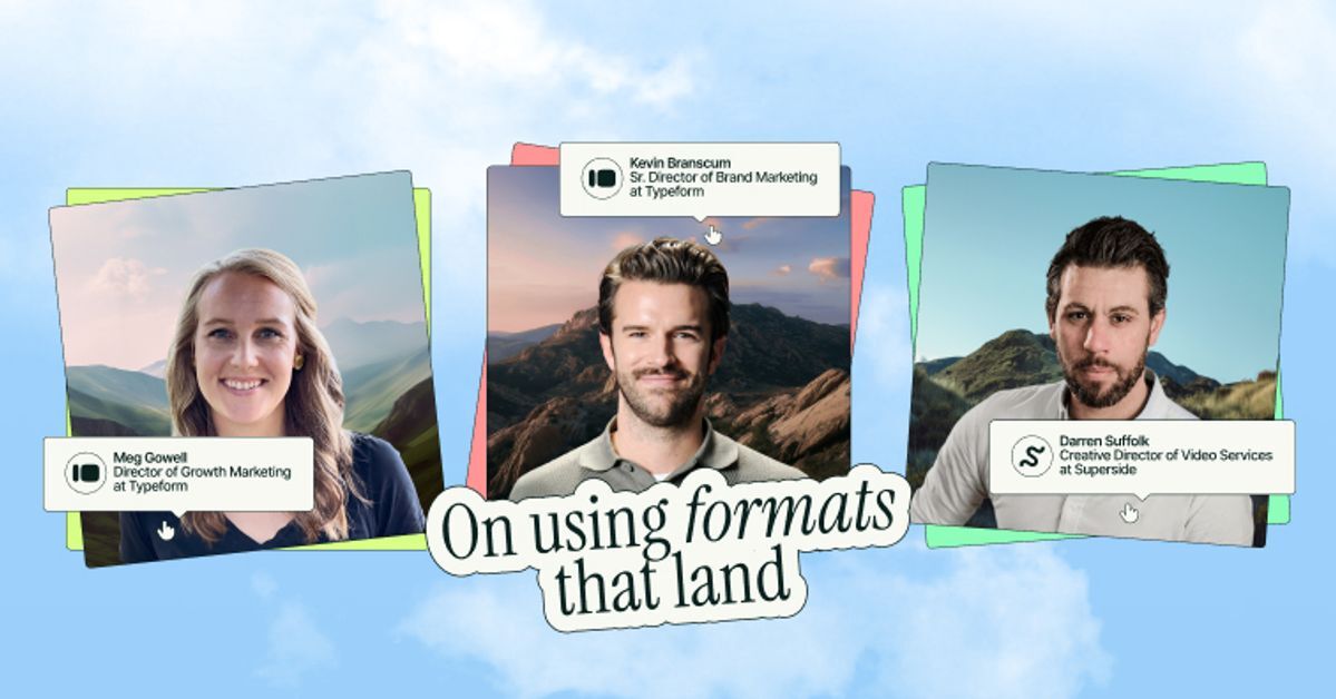 Formats that stick: Inside a marketing team's recipe for results