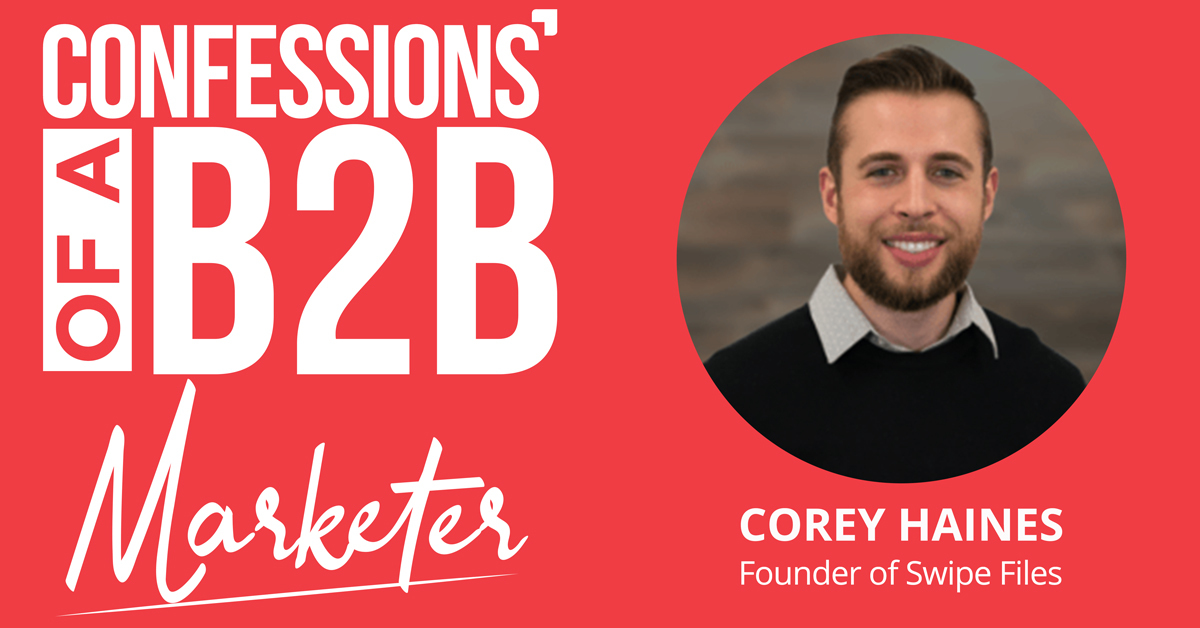 Everything Is Marketing with Corey Haines, Founder of Swipe Files