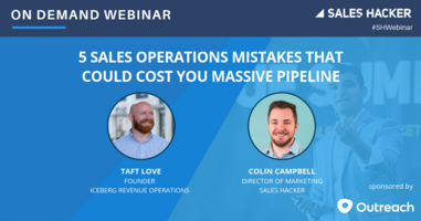 5 Sales Operations Mistakes that Could Cost you Massive Pipeline